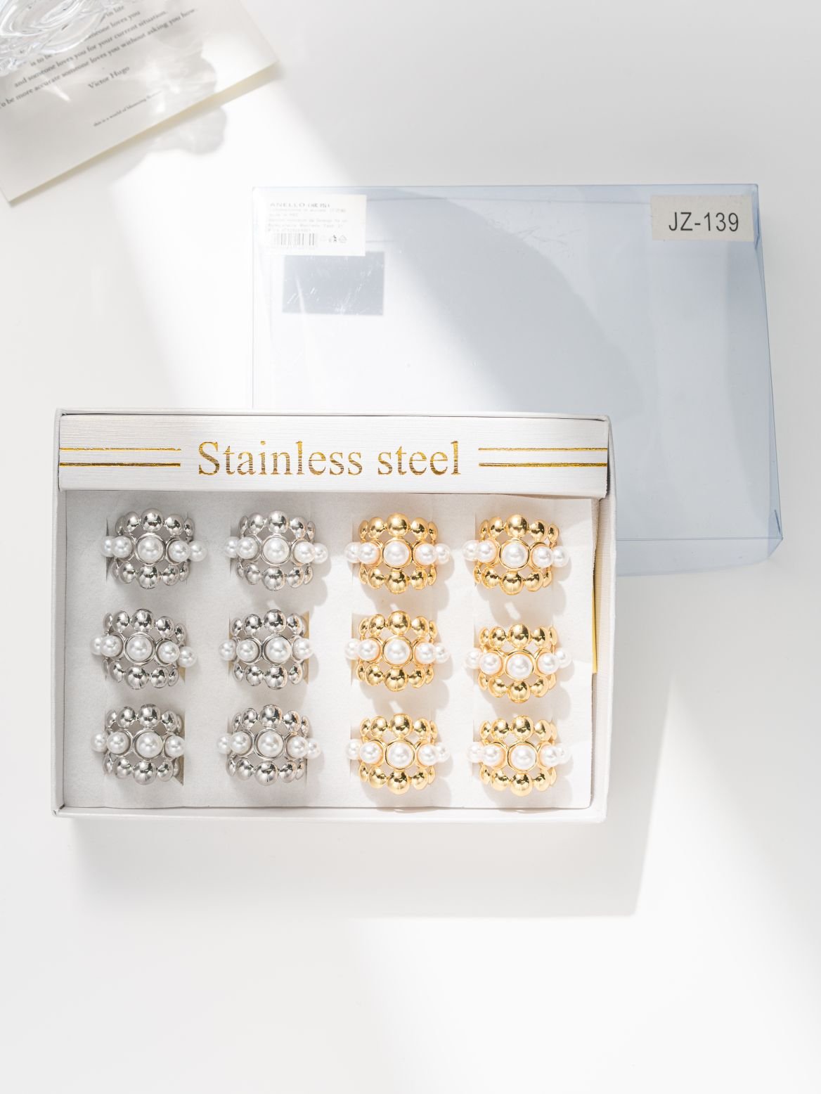 Anelli JZ-139 - Pacco da 12 pz.