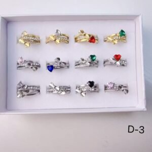 Anelli D-3 - Pacco da 12 pz.